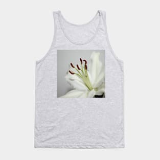 White Lily in Macro Tank Top